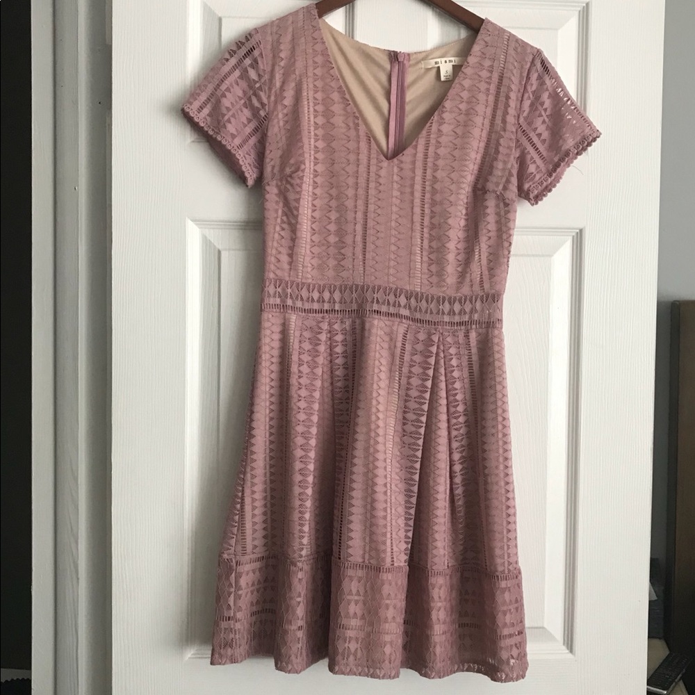 Lace Fit & Flare dress